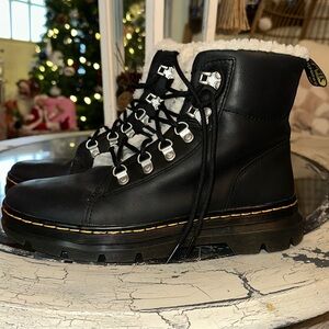 Authentic Dr. Martens Faux Shearling boots